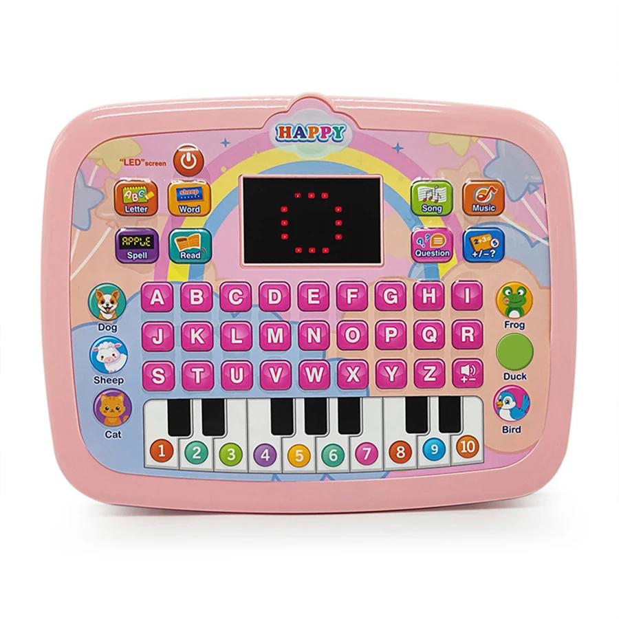 Non-Toxic Early Education Toy Led Screen Learning Machine Toddler Tablet Intelligent Children Learning Machines Laptop Toys For Kids Gifts