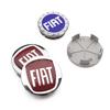 4Pcs Car Emblem Wheel Center Cover Hub Accessories For Fiat Abarth 500e Panda Tipo FR Argo Freemont Viaggio Bravo Punto Doblo