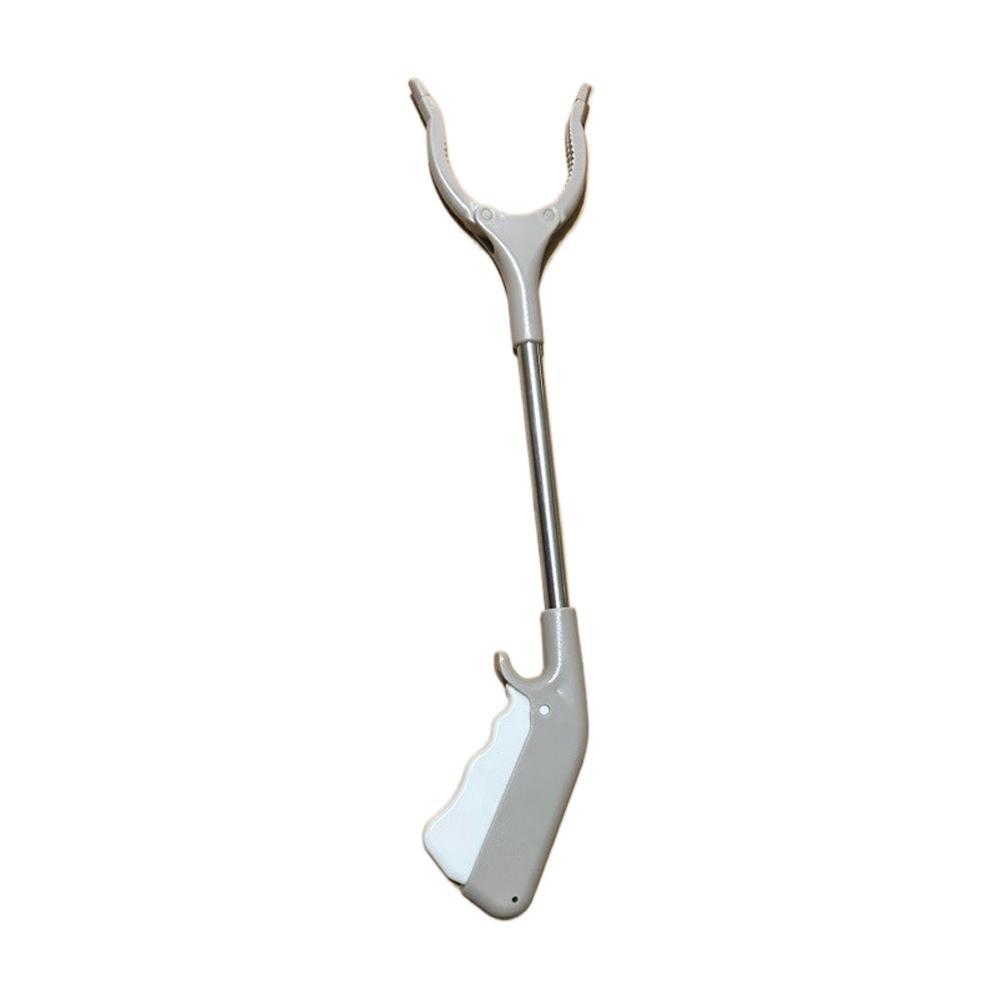 

Stainless Steel Trash Picker Clips, Thickened Steel Rod, Non-Slip Gripping, Rubbish Grabber Cleaning Tool For Outdoor & Home Use серый
