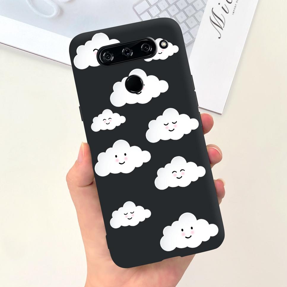 Case For LG V40 ThinQ Cartoon Astronaut Dinosaur Soft Silicon Black Cover For LG V50 V50S ThinQ 5G LG V30 2017 Bumper Phone Case