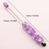 1pc DIY Beadable Beadable Pen Heart Diamond Ballpoint Pen Aesthetic Writing Tool  Students