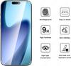 Protetor de tela de vidro temperado hd, 5 peças para iphone 11 12 13 14 15 16 17 pro max 14 15 16 plus 16e filme anti-arranhões de vidro de ar