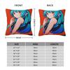 Urusei Yatsura Anime Pillow Cover Soft Pillow Case Cushion Cover Novelty Graphic Pillowcases For Sofa Bedroom Home Decor