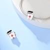 Charms Original Copper Plated Medical Staff'S White Teeth Beads Fit Bracelet Diy Fine Gift Women Delicate Jewelry