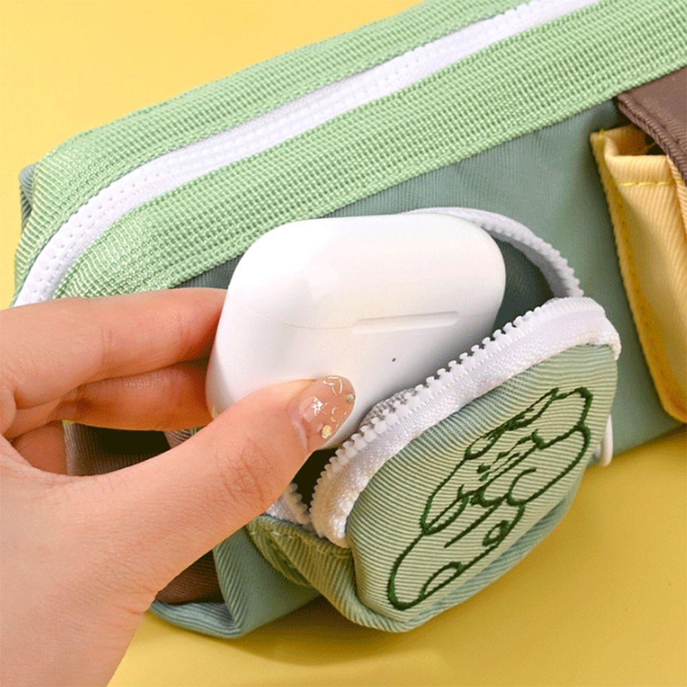Simple Pencil Bag Cute Stationery Bag Portable Pencil Case  Elementary School Students