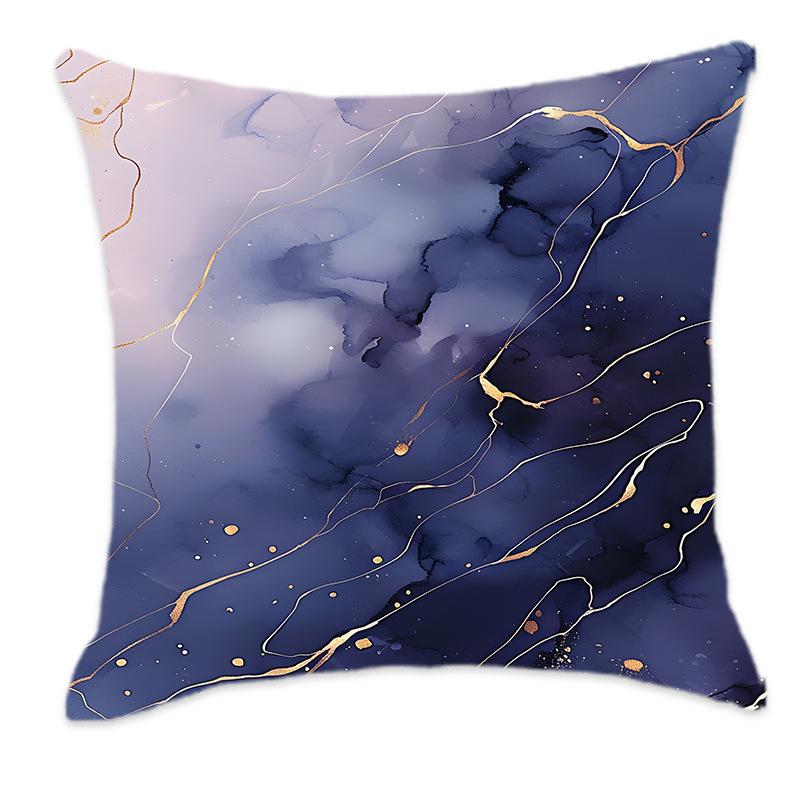 New Dreamy Gold, Pink, Blue and Purple Gradient Color Pillow Back Home Bedroom Bedside Sofa Cushion