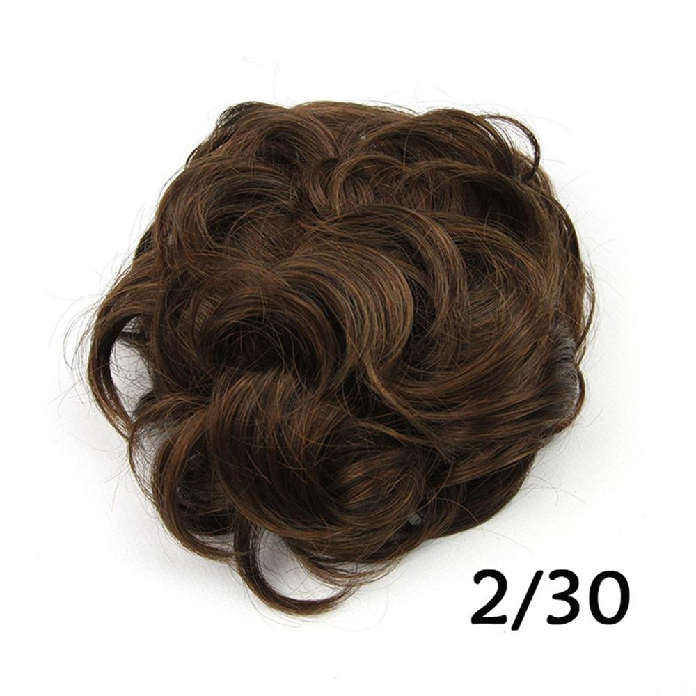 Çiçek Şekli Sentetik Saç Kıvırcık Saç Topuz Lastik Bant Saç Topuzu Donut Saç Rulosu Saç Parçaları