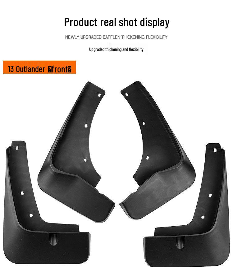 Custom Mud Flaps for 2013-2014 Mitsubishi Outlander