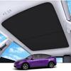 2026 Upgrade Sunshade Roof For Tesla Model Y Accessories 2024-2020 | [No-Gap/Sag-Free] Heat Insulation Glass Roof Sunshade Sunroof for Tesla Model Y