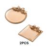 2pieces Jewelry Trays Sturdy And Durable Resin Tray For Organizing Precious Collection Made Of Resin