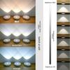 Luce Notturna LED 3 Colori Ricaricabile Type-C Telecomando Wireless Lampada Sottopensile per Cucina Armadio Camera da Letto