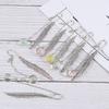 Flower Specimens Bookmark Pendant Metal Book Mark School Office Supply