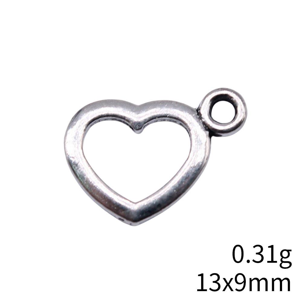 Back To School Charm Bracelet Hollow Peach Heart Charms Pendant Ornaments For Home Male Pendant