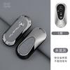 Leather Key Case Cover Keychain Protector Accessories For Mercedes Benz A B C E S R-Class C43 CLA GLB GLC GLK SLK SL Vito W20 LMNOP1