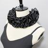 Neck Ruffle Fake Collar Stage Performance Cosplay Costume Clown Decorative Collar Ruff Detachable Neckwear Pography Props