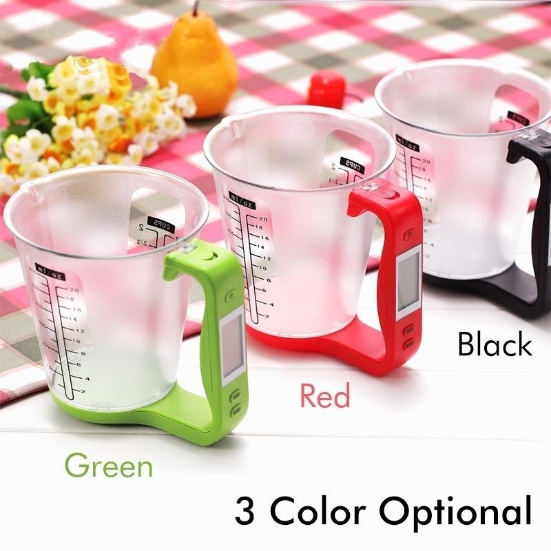 1000G 600ML Capacity Measuring Cup Detachable Kitchen Scales LCD Electronic Measurement Tool