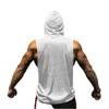 Muscleguys Gym Clothing Bodybuilding Stringer Hooded Tank Top Muscle Fitness Men Hooded Cotton Workout Sleeveless