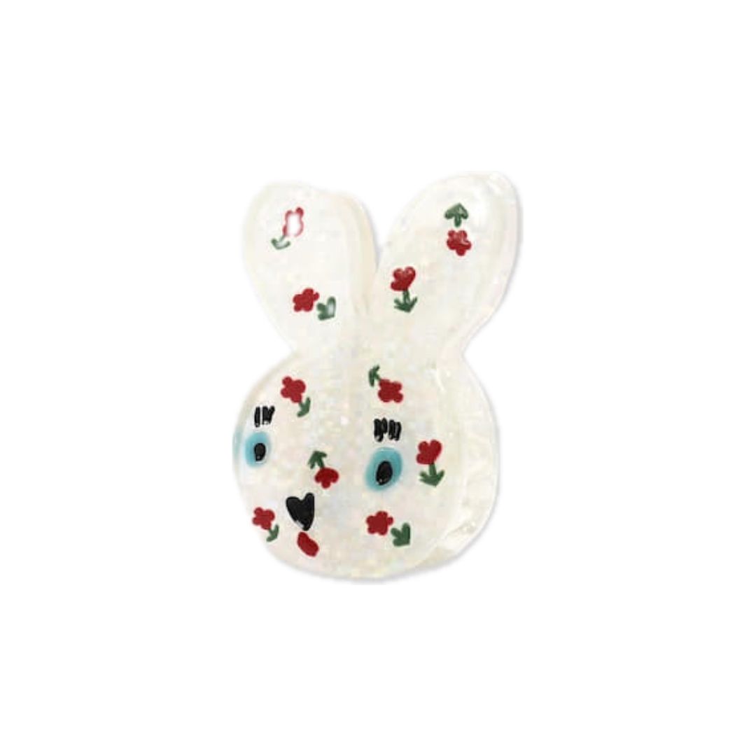 socks appeal NAT hair clip flower bunny