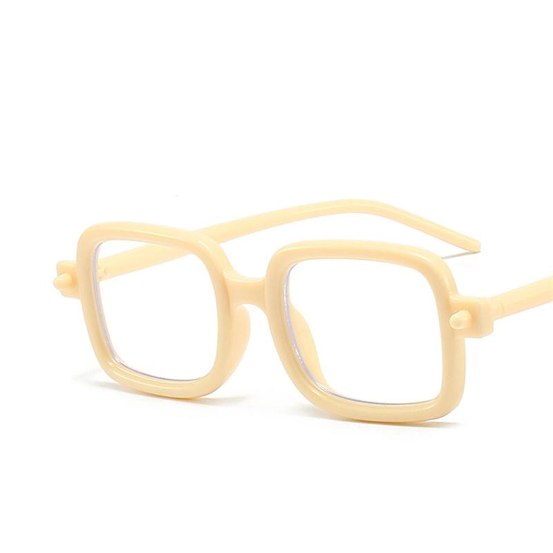 Fashion Square Sunglasses Women Retro Rivets Decoration Gradient Shades UV400 Men Sun Glasses INS Rectangle Eyewear only 1pcs sunglasses