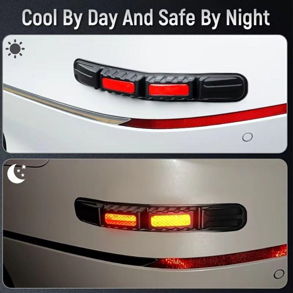 2Pcs TPU Material Car Anti-Collision Patch Self-Adhesive Auto Door Edge Guards Auto Accessories