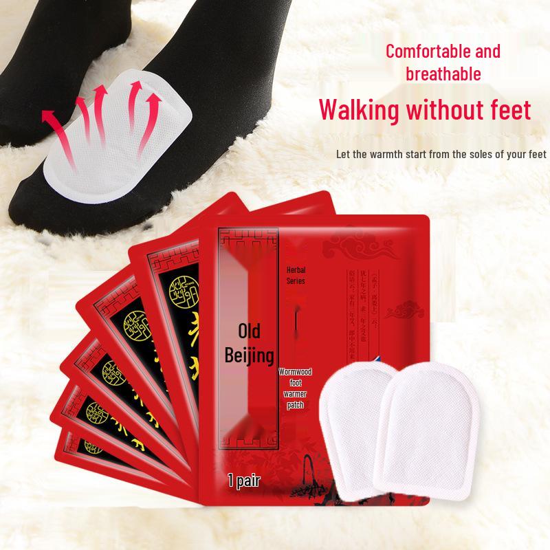 Herbal Series Self-Heating Patches: Foot, Body & Insole Warmers for Winter