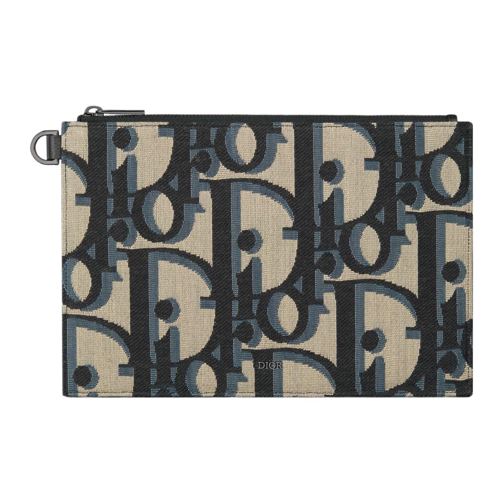 

Dior Oversized Logo Print Leather Trim Clutch Unisex Clutch Beige Black 2ESCA490YXL-H27E Basic Set (Bag+Dust Bag)