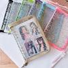 Ins Style A5 Laser Star 6-Hole PVC Loose-Leaf Zipper Binder: Planner, Photo Album, Card & Jewelry Storage
