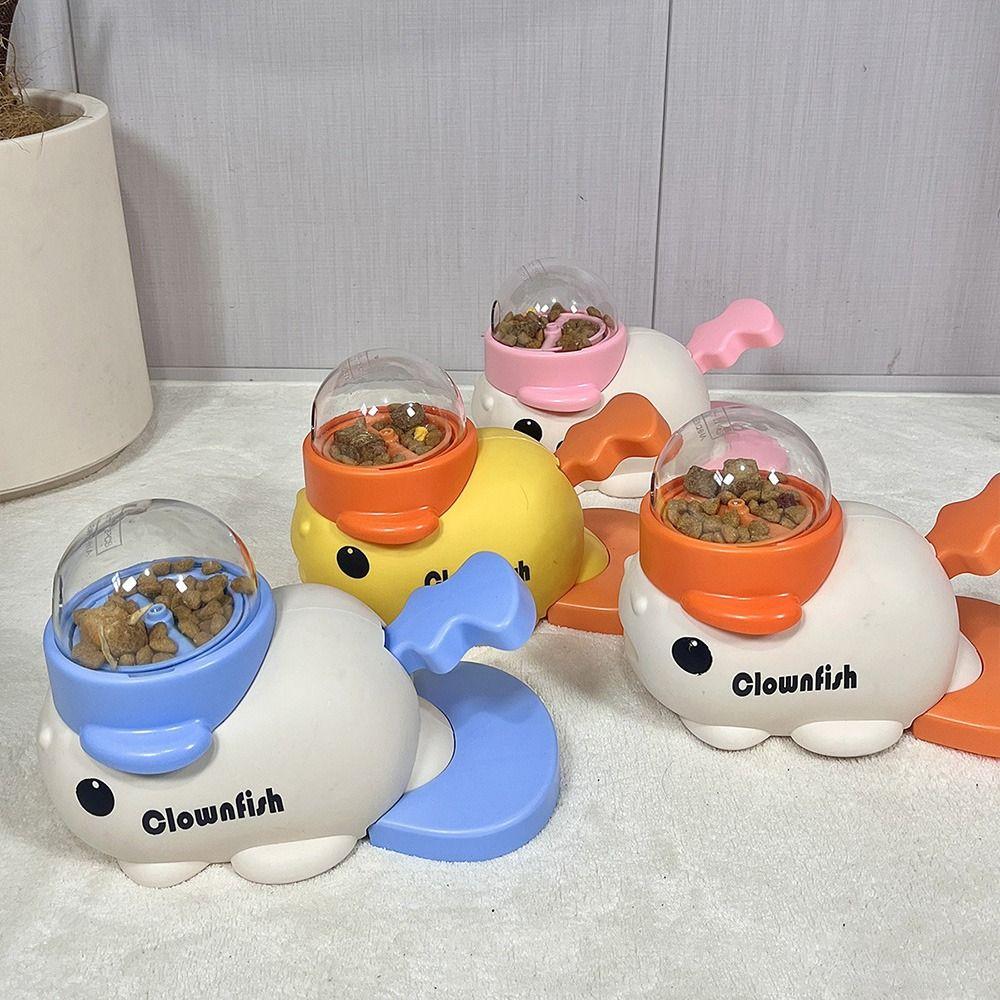 Interactive Food Puzzle Slow Feeder 2-in-1 Dog Automatic Feeder Pet Feeding Machine  for Cat Dog