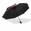 1PC Baseball Sport Automatic Folding Umbrella Portable Collapsible 8-Rib Umbrella for All Seasons, Casual Outdoor Accessory, A30