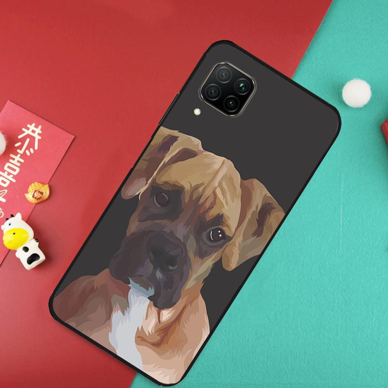 Cute Boxer Dog Puppy For Huawei Nova 9 10 SE 11 Pro 7i 8i 11i 12i Y73 Y72 Y61 Y91 Y90 Y70 Y60 P30 P40 Lite Case