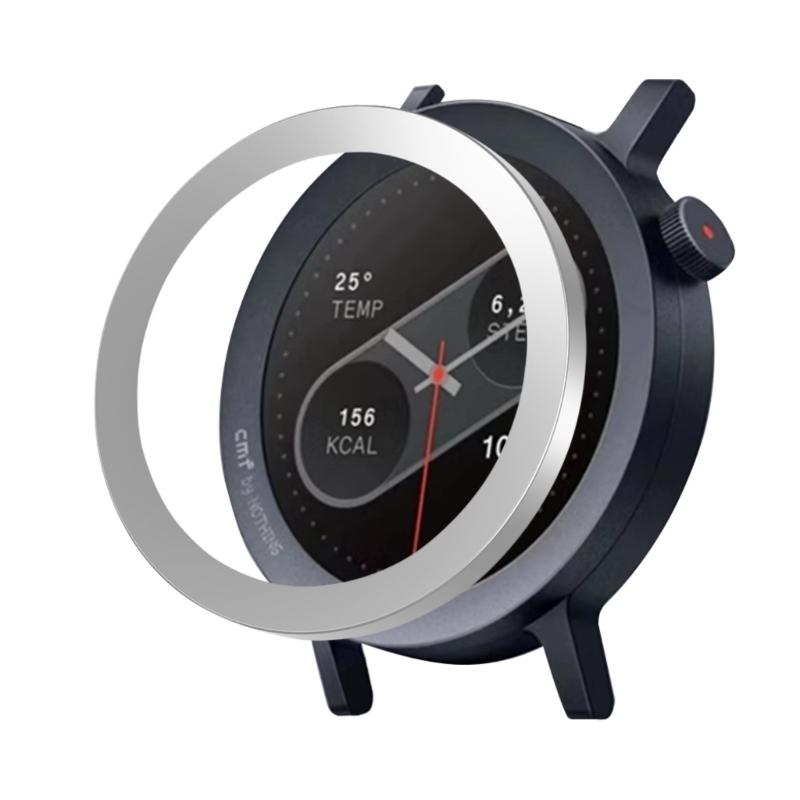 Bezel Circlet for CMF Professional 2 Smartwatch Scratch Resistant Multiple Color Optional Watch Border Effect Resistant