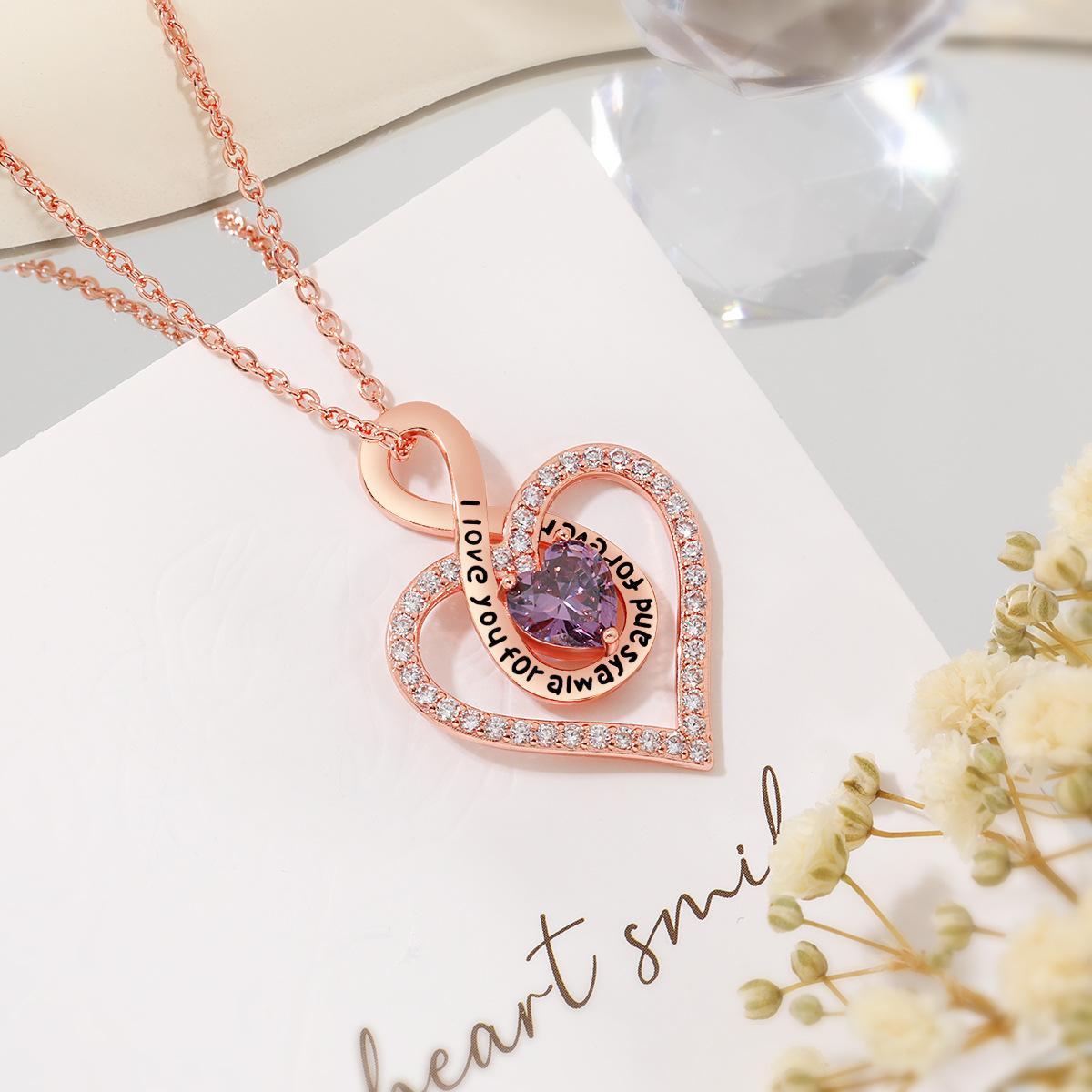 

Ожерелье с подвеской Love Infinite, ретро-окрашенное черное английское ожерелье с двенадцатью звездами и камнем Love