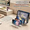 2PCS 6 8 Grid Acrylic CD Display Organizer Shelf for Music Album Storage Bedroom Office