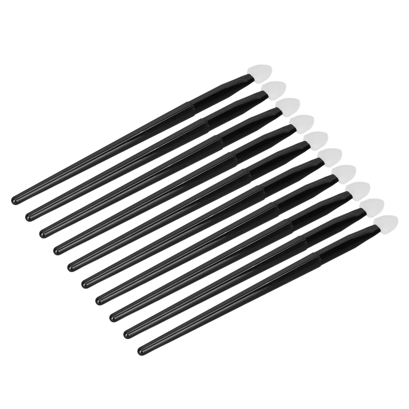 

10 шт. Набор силиконовых кистей для теней для век, портативный силиконовый аппликатор для макияжа глаз и пудры для бровей