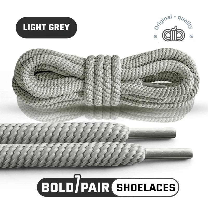 8MM Round Threaded Shoe Laces for Sneakers Thickened Shoelaces - Boots Precision Compilation Non Fading Accessories Shoestring