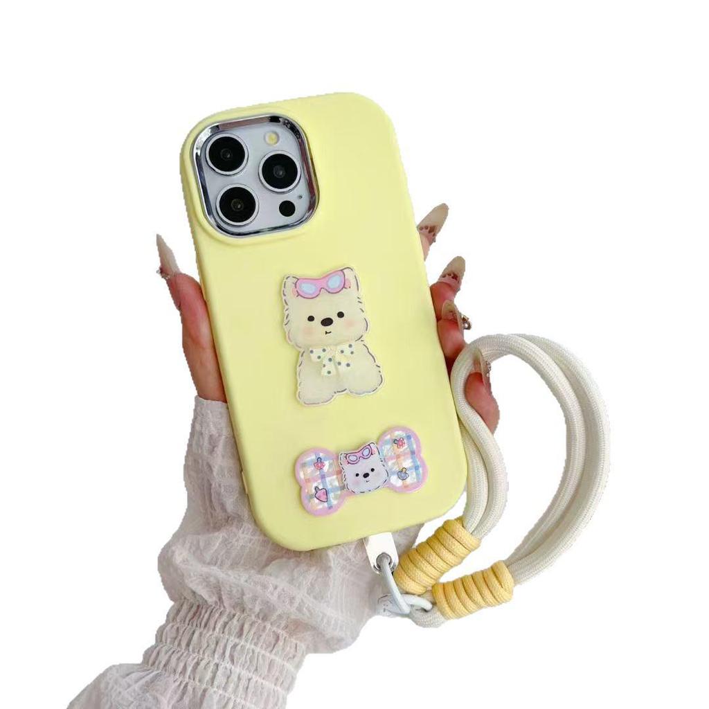 Apple iPhone 17 Pro Max Ins-Style 3D Hunde Anti-Fall Hülle für iPhone 16/15