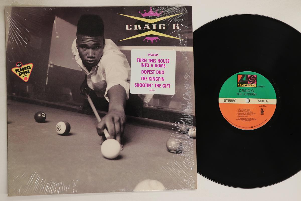 

LP Record CRAIG G - Kingpin 820331 ATLANTIC 1989 US Rap & Hip-Hop/R&B Used