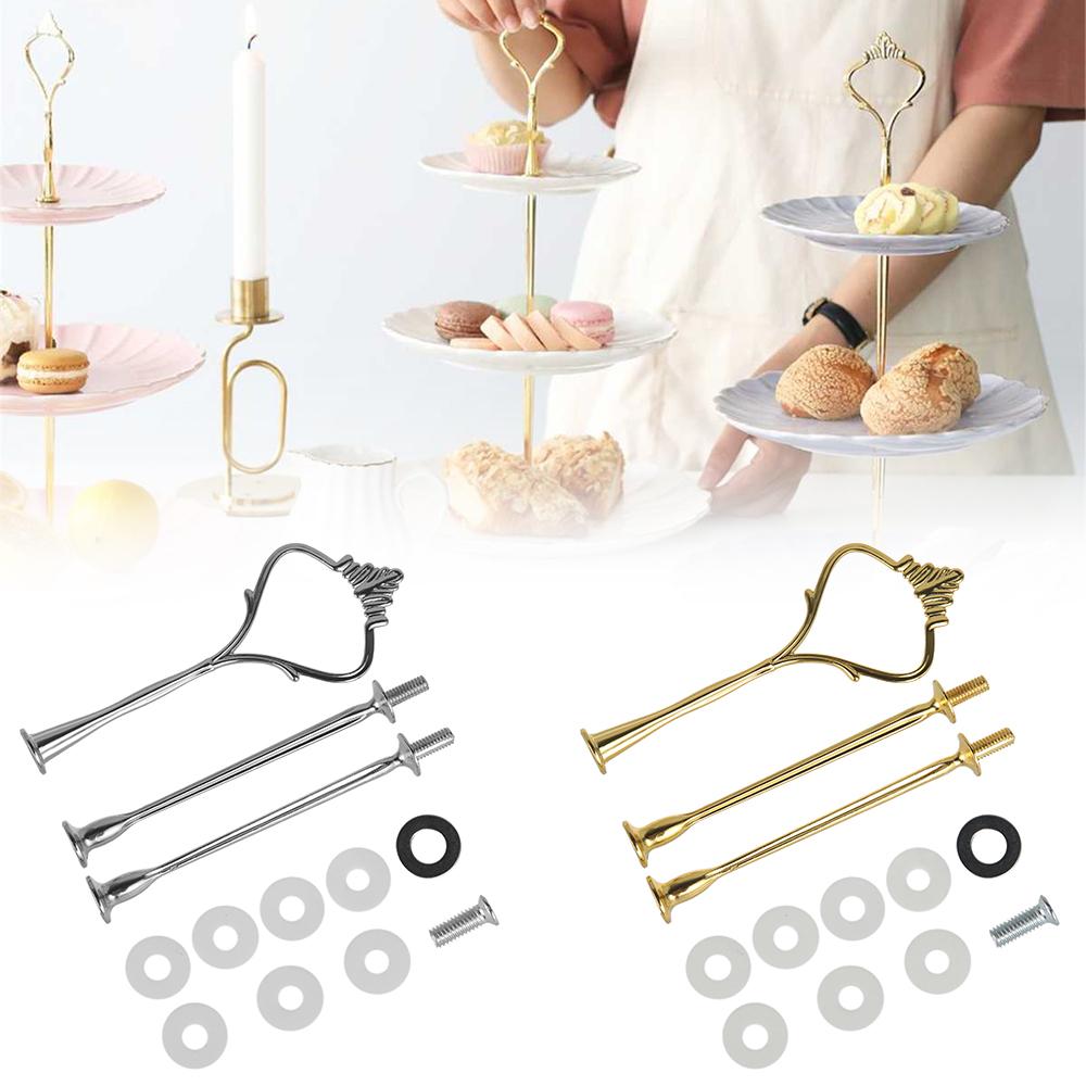 2/3 patrový stojan na dorty Hardware Zinková slitina Forma Držák Koruna pro pryskyřičné řemesla DIY Výroba Stojan na servírování cupcaků Dekorace