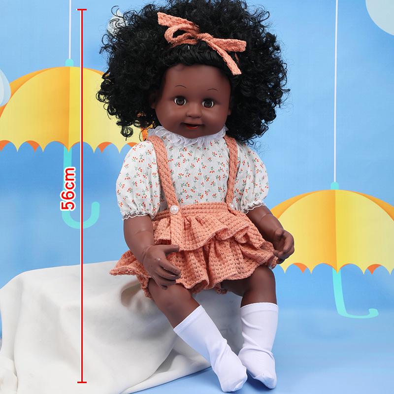 56cm Reborn Simulation Barbie Baby Doll Gift Set - Soft Gel Toy for Girls