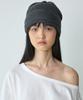 MILLO WOMEN Ribbed Loose Fit Beanie [Charcoal Gray]