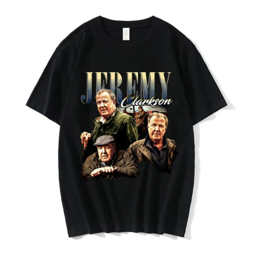 Jeremy Clarkson Graphic Tshirts Unisex Women Clothing Fashion Vintage Short Sleeves Oversized T Shirts Cotton Casual Tshirt Tops