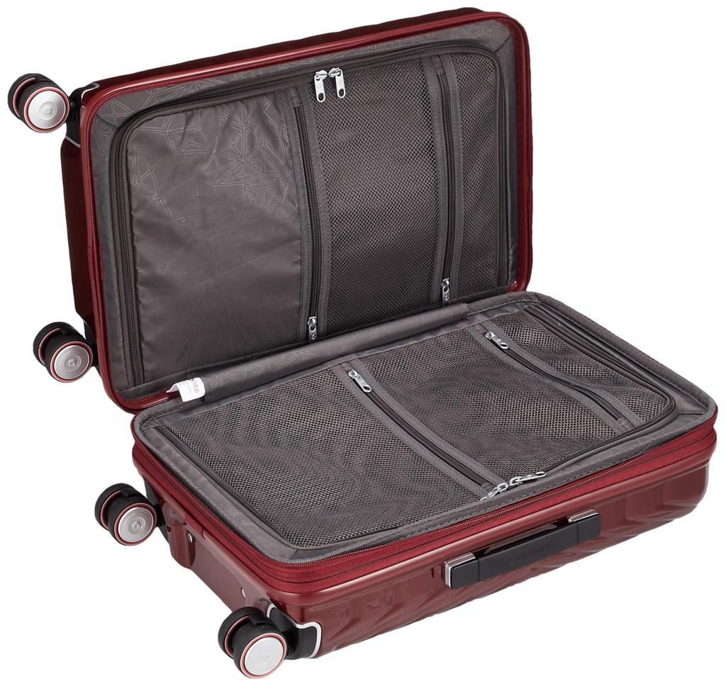 Suitcase Carry Case Nights S Size Astra Spinner Expandable 33L 55 Cm Warranty Red [Samsonite] 1~3 Carry-on 55/20 3.1kg