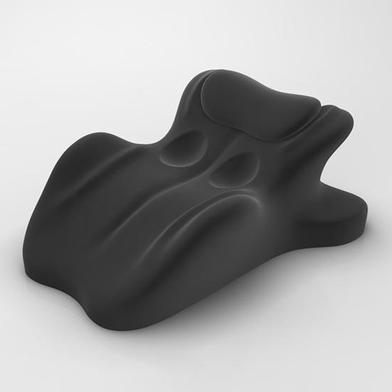 Couple Pillow Back Cushion with Wave-Shaped Design Ergonomic Posture Support Memory Foam Butt Cushion Leg Wedge