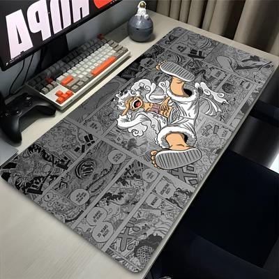 Mouse Pad Gaming Accessories Large Keyboard NonSlip Rubber Computer Carpet Anime One Piece Desk Mat PC Gamer Luffy MousePad