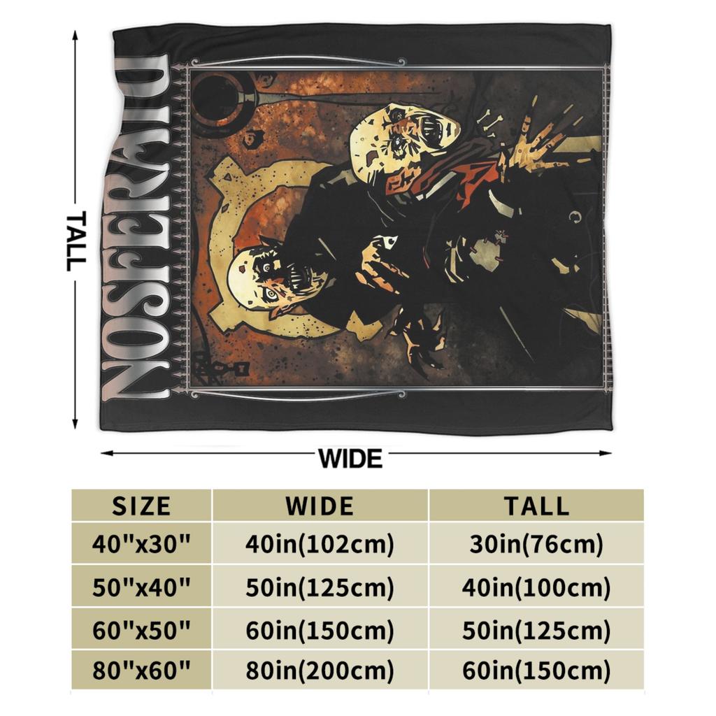 Masquerade Clan Nosferatu Revised Knitted Blankets Flannel  Super Warm Throw Blankets for Airplane Travel Bedspread