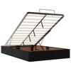 Ottoman Bed without Mattress Black 120x200 cm Faux Leather