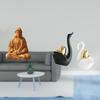 Sacred Heart Jesus Swan Figurines Collectible Statue Gift for Hallway Bedroom Office Desk Fireplace