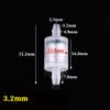 3.2/4.6/6.4mm Plastic Non-return Check Valve One Way Valve with Pressure Hose Barb Water Stop Valve Aquarium Fish Tank Fittings