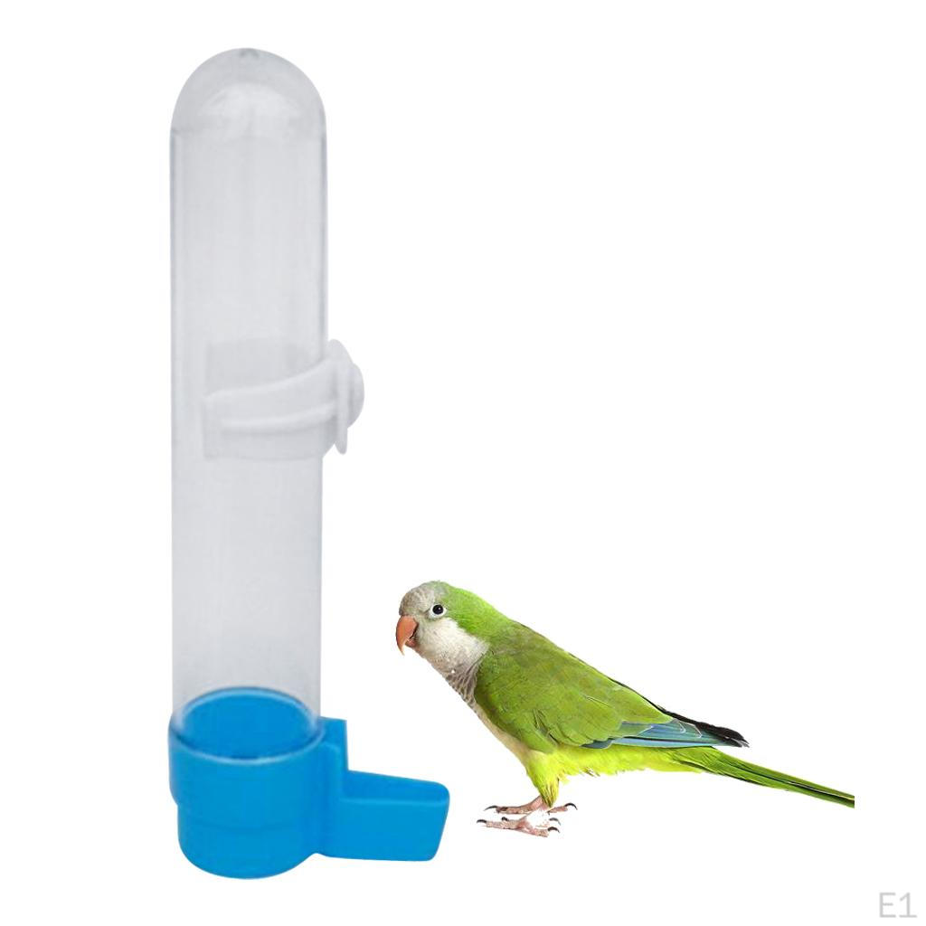 Pet Bird Drinker Tube Feeder Waterer for Parrot Cockatiel Cockatoo Parakeet Finches