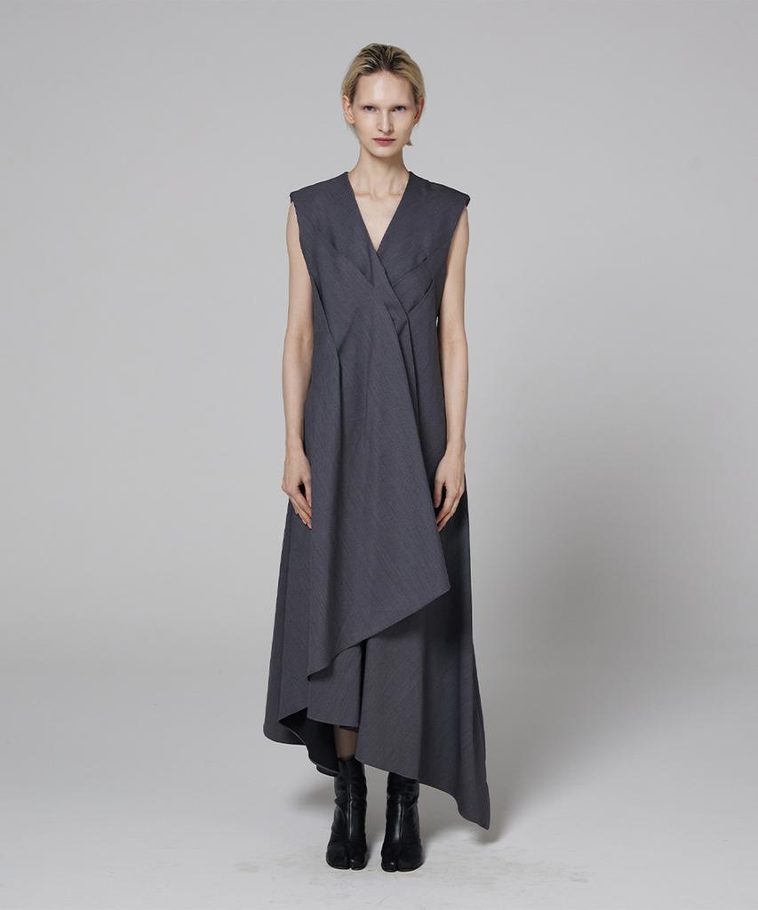 Meuameu Origami Sleeveless Dress